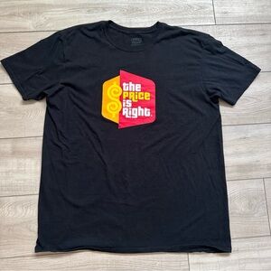 Encore The Price is Right Logo Black T-Shirt Men's XL‎ Short Sleeve Cotton USA